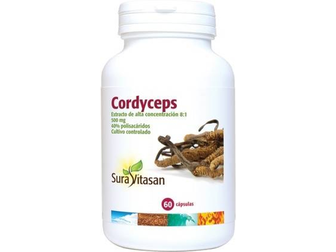 Complemento Alimentar SURA VITASAN Cordyceps 500 Mg (60 Cápsulas)