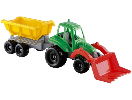 Tractor SMOBY con pala y remolque (Edad Mínima: 2)