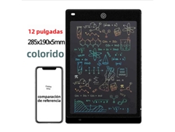 Tableta De Escritura Lcd (negra De 12 Pulgadas), Tablero De Dibujo, Juguete Educativo Montessori