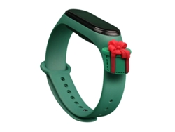 pulsera de navidad para su Xiaomi Mi Band 4 / Mi Band 3 - verde oscuro