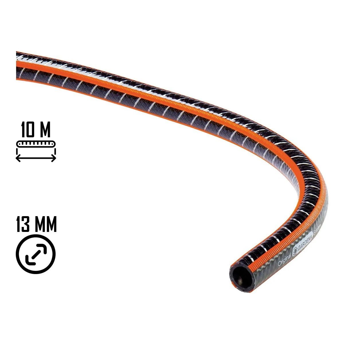 Manguera GARDENA Comfort Flex 10M 13Mm Gris/Naranja