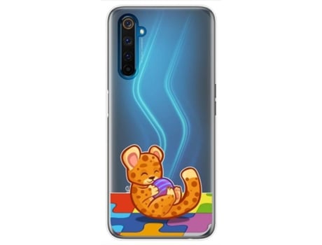 Carcasa Realme 6 Pro TUMUNDOSMARTPHONE Dibujos Transparente Multicolor