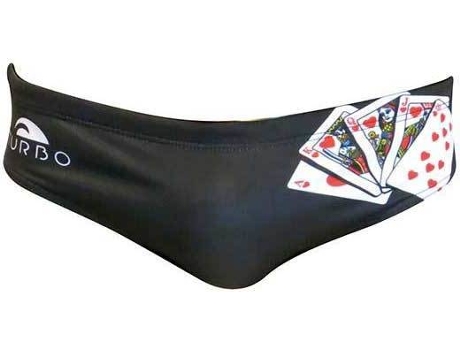 Calzoncillos para Hombre TURBO Scala Real Negro para Natacion (L)