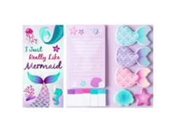 Juego de notas adhesivas Eifson Notepad con 550 hojas (sirena)