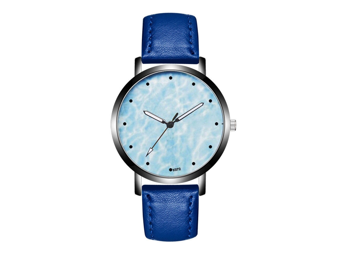 Reloj De Pulsera Unisex De Cuarzo Con Esfera Redonda Y Correa De Silicona (negro)