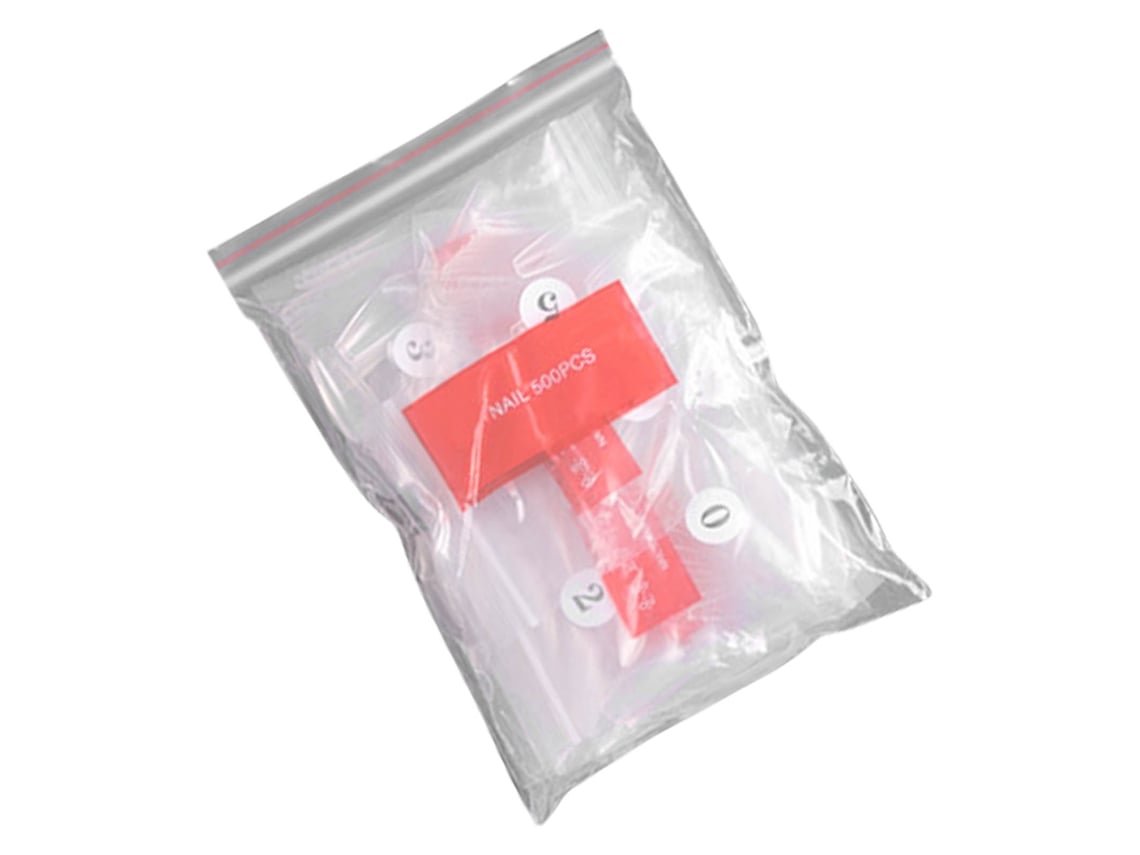 Rebe-500 Unidades. Pontas De Unhas Falsas Artísticas Transparentes Com Cobertura Completa E Parcial Para Manicure 06