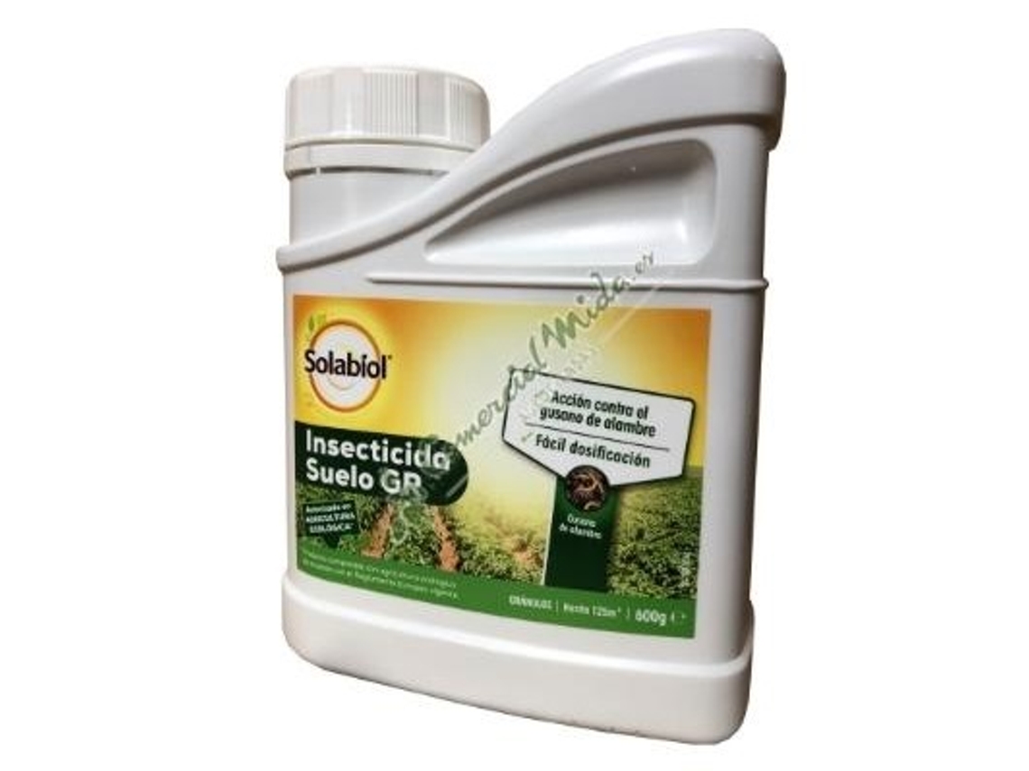 SOLABIOL Insecticida Granulado para Suelo Gr Jed Ideal Contra Gusano de Alambre Patata 600 Gr