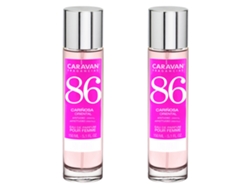 Set de 2 perfume de mujer nº86 150ml CARAVAN