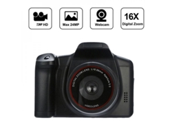 Cámara Digital Profesional Hd 1080p, Videocámara Portátil Con Zoom Digital De 16x Para Vlogging.