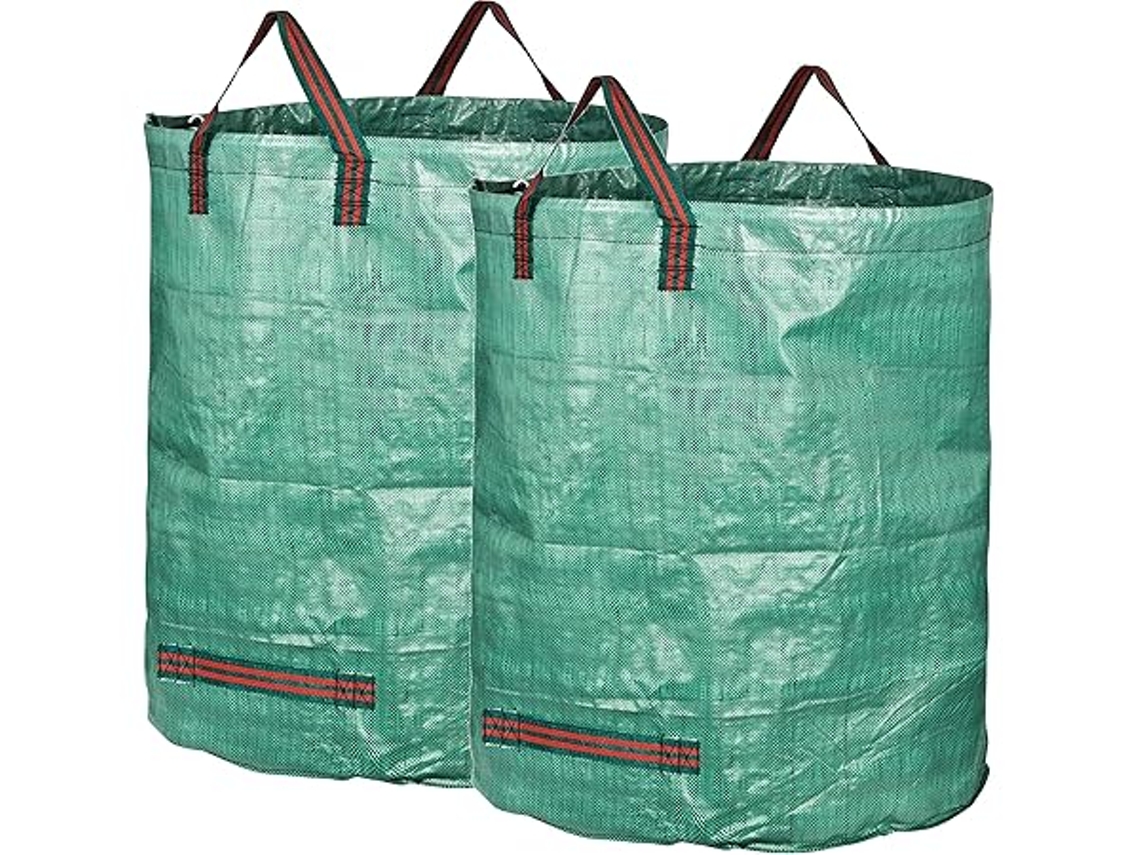 2 Bolsas De Jardinería Profesionales, 400 Litros, Resistentes A Los Desgarros, Uso Multifuncional, Viaje, Casa, Camping, Fácil Transportar