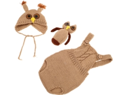 Disfraz De Búho De Tela Hecho A Mano Para Niños Y Niñas, Ropa Suave Para Fotografía