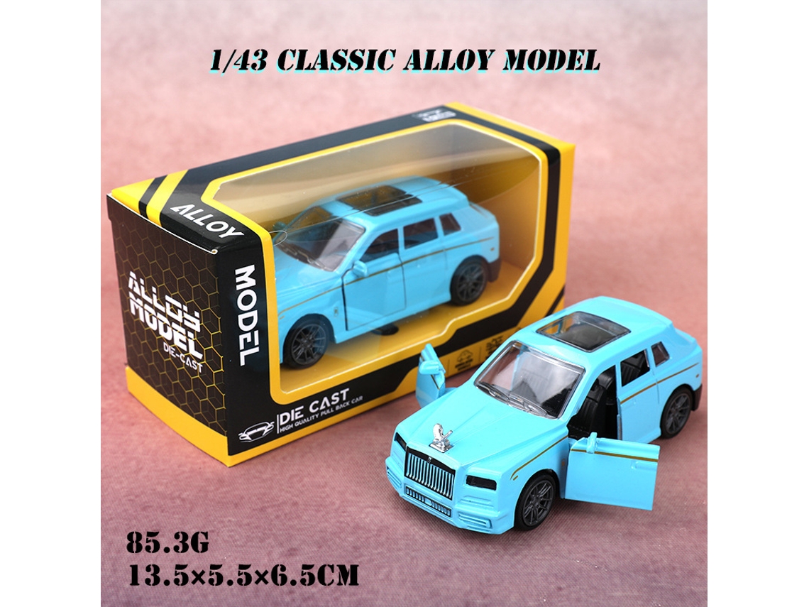 Modelo De Coche De Aleación Realista A Escala 1/43 Con Mecanismo De Retroceso, Juguete Para Niños.