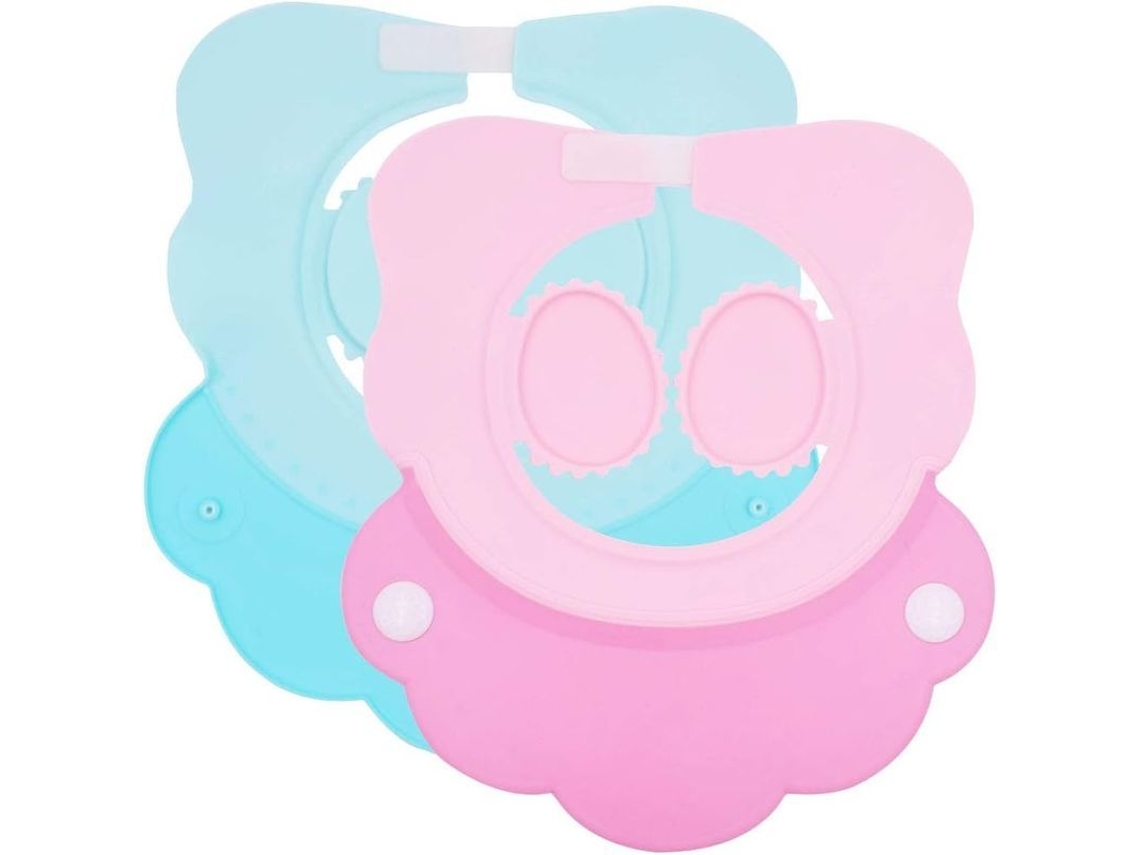 Protector De Baño Ajustable Para Bebés Con Visera Rosa Para Lavar El Cabello, Apto Para Niños Y Adultos.