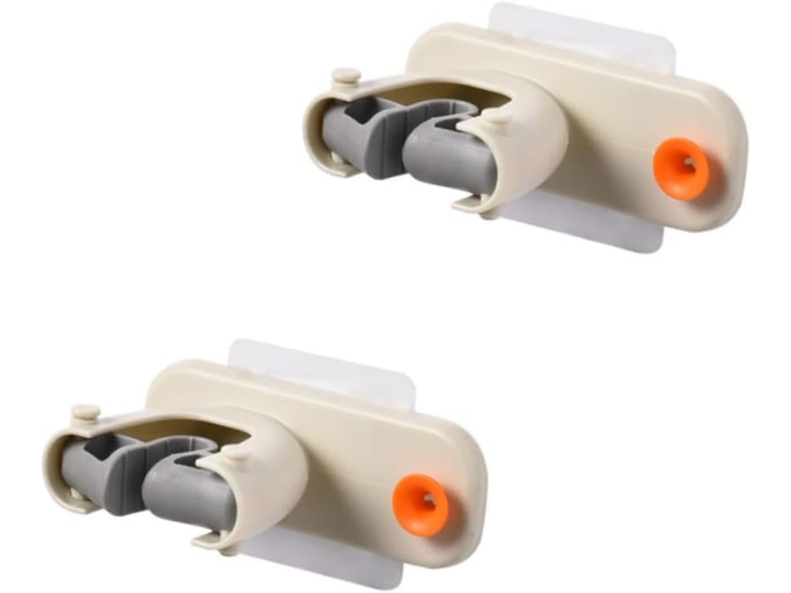 Soporte Pared 4 Piezas Fregonas Colgador Requiere Taladrar Lavadero Fregona Recogedor No Baño