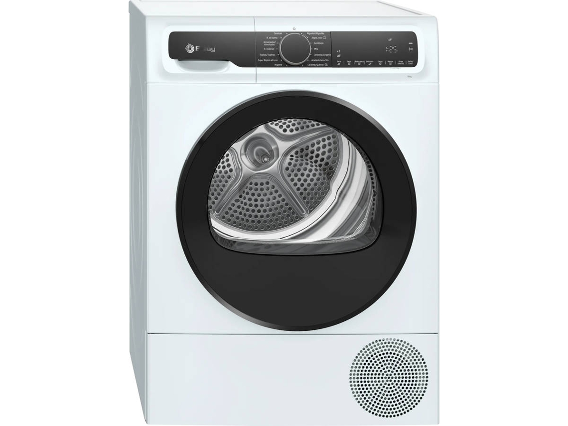 Secadora BALAY 3SB3091BR (9 kg - Bomba de Calor - Blanco)