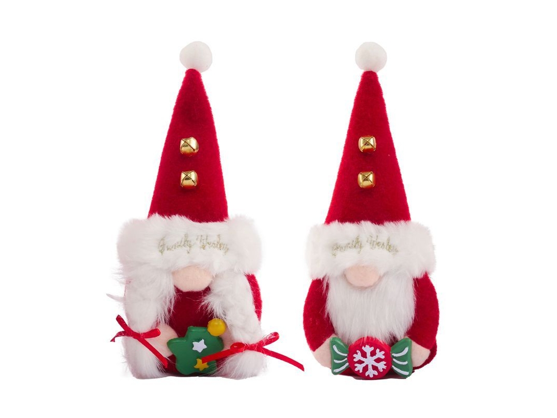 2026-muñecos Gnomo Navideños Guardianes De La Fortuna Pareja Decoración Hogar Regalo
