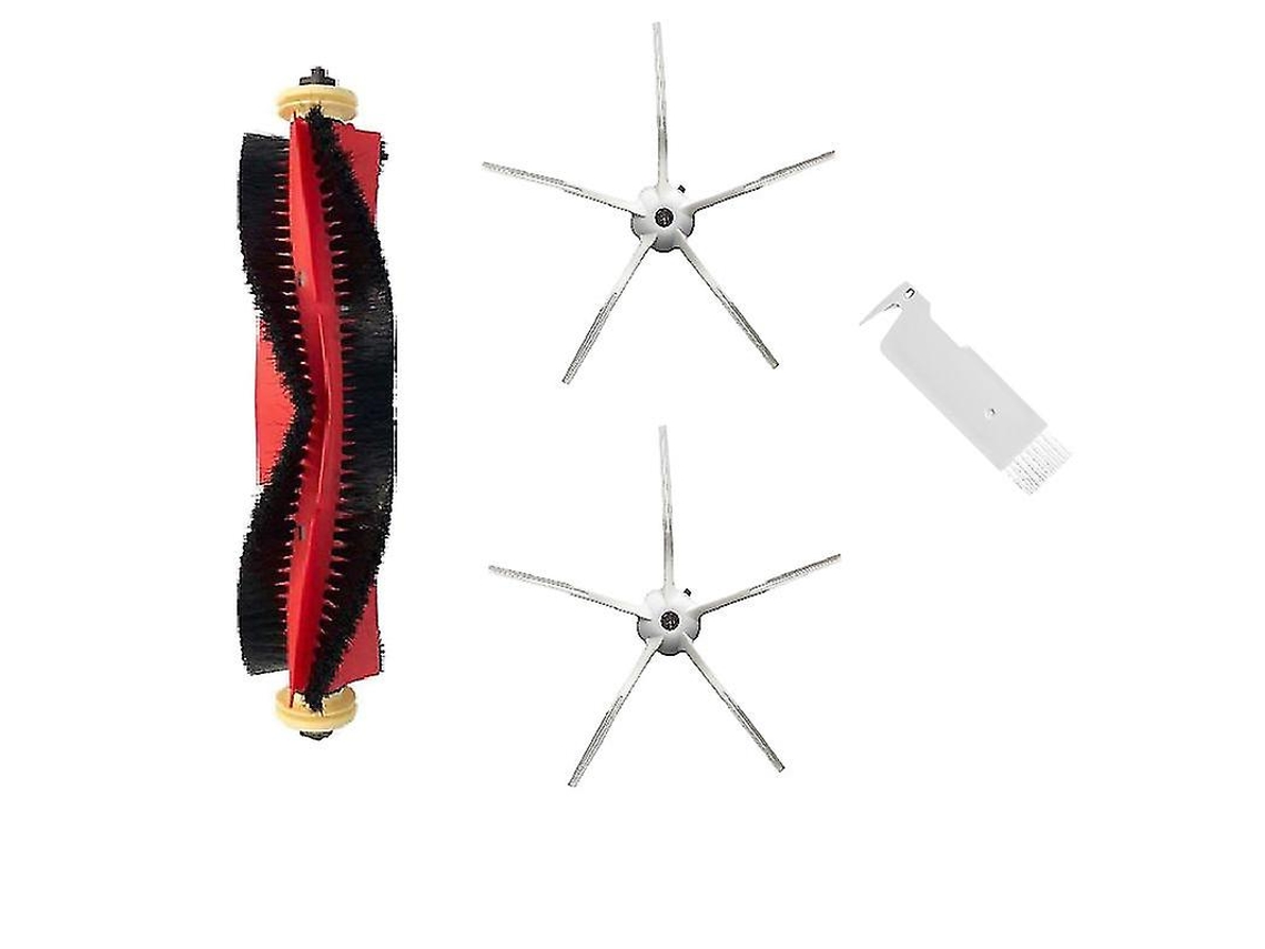 Cepillo principal y cepillo lateral compatibles con Xiaomi Roborock S6, S50, S5 Max y T6.