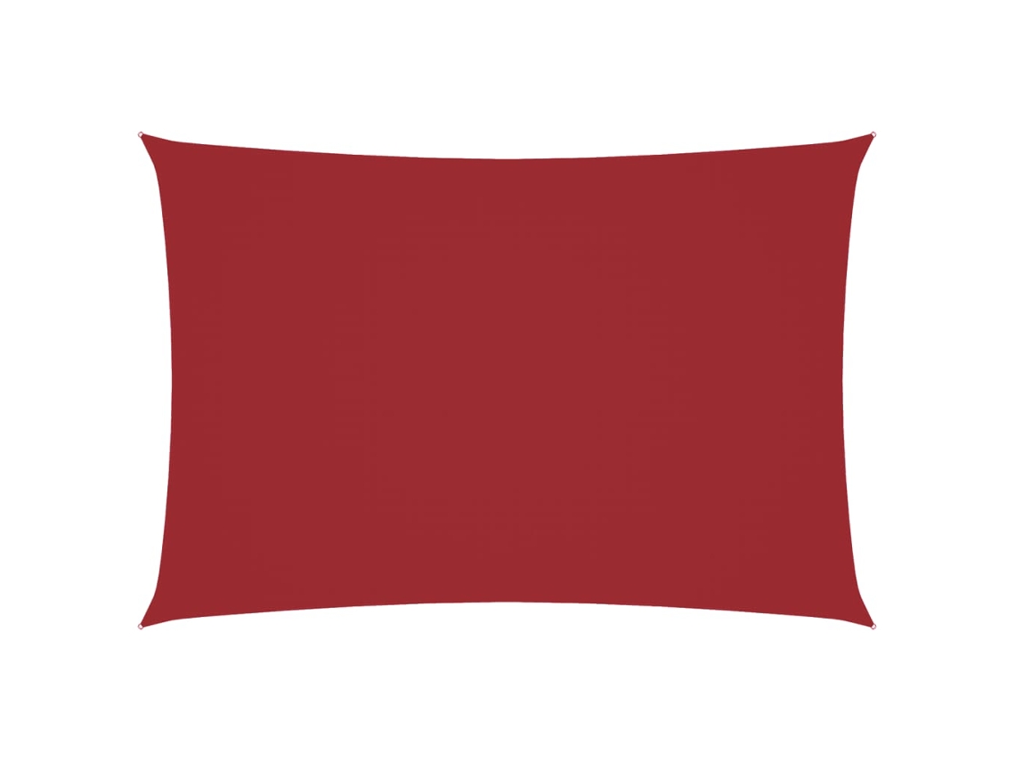 Maison Exclusive - Toldo De Vela Rectangular Tela Oxford Rojo 2,5x4,5 M