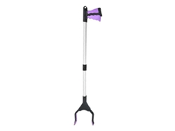 Pinza Recogedor De Basura Para Adultos, 32" Herramienta Plegable Para Recoger Basura, Ayuda Para Personas Con Discapacidades Morado