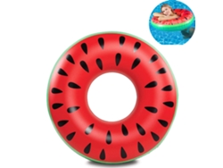 JILLIOPER Flotador de Natación para Adulto en Forma de Sandía Roja - Flotador Piscina Juguete Acuático