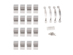 16 Abrazaderas Reutilizables De Acero Inoxidable Para Ventanas, Para Taladrar, Compatibles Con Madera Contrachapada De 1/2 Pulgada.