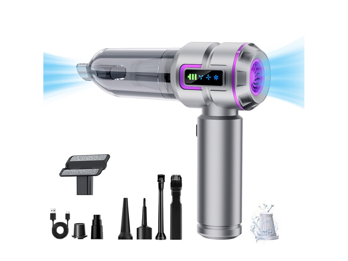Aspiradora mini inalámbrica potente para coche, ventilador portátil para el hogar, aspiradora de mano para coche