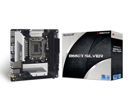Motherboard BIOSTAR B660T-SILVER Intel B660 LGA 1700 mini ITX