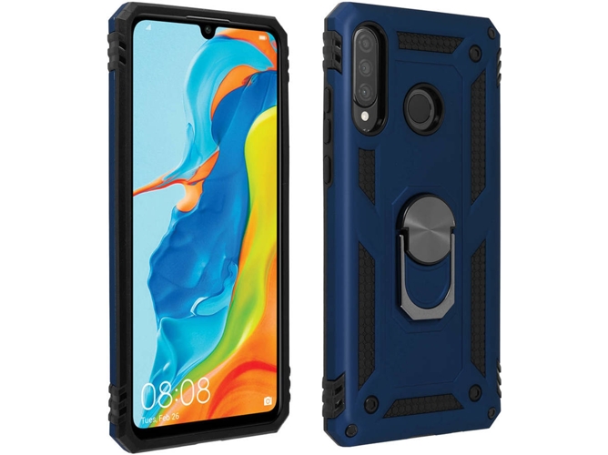 Carcasa Huawei P30 Lite AVIZAR Anillo Azul
