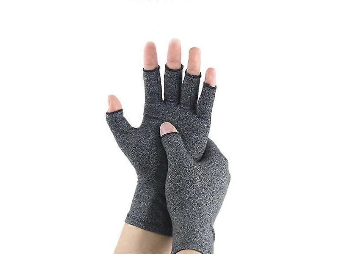 Guantes De Compresión Ligera Con Diseño Sin Dedos Para Uso Versátil Y Cómodo L