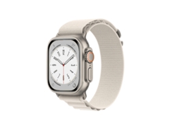 Correa de Muñeca Alpine M de Poliéster de 145mm a 190mm para Apple Watch Ultra 2 Blanco