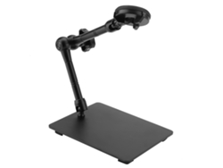Soporte Universal Para Microscopio Usb Z004, Ajustable, De Metal Con Base, 2 Cm De Diámetro Interno, Portátil.