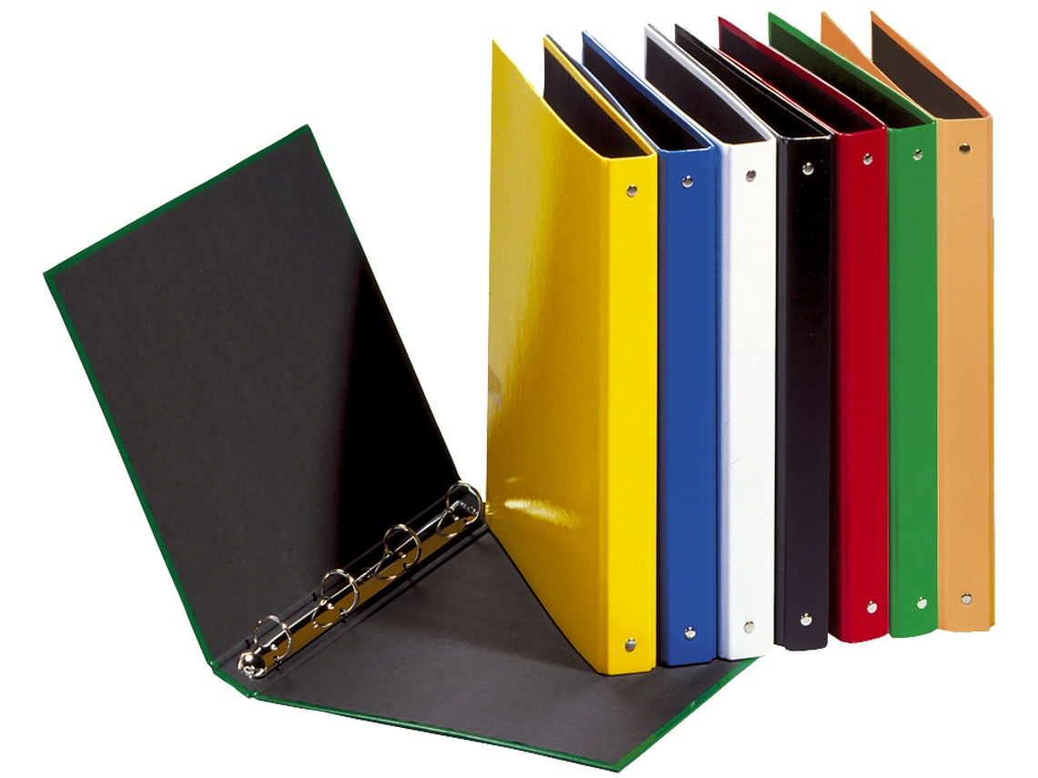 Carpeta PAGNA Colores Básicos Mecanismo de 4 Anillas Rojo