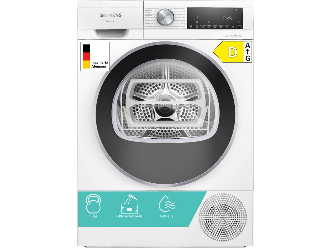 Secadora SIEMENS WQ42G200ES (8 Kg - Bomba de Calor - Blanco)