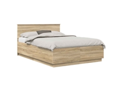Maison Exclusive - Estructura De Cama Con Cabecera Roble Sonoma 140 X 200 Cm