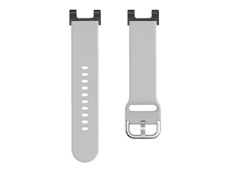 Correa de Silicona 22mm con hebilla cuadrada para Huami Amazfit T-Rex/T-Rex Pro/Ares - canoso