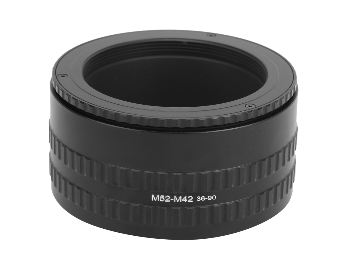 Adaptador De Tubo Helicoidal Ajustable M52-m42 36-90mm Para Lentes Macro Con Enfoque