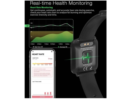 Smartwatch YIZHOOD YIZ17 Negro