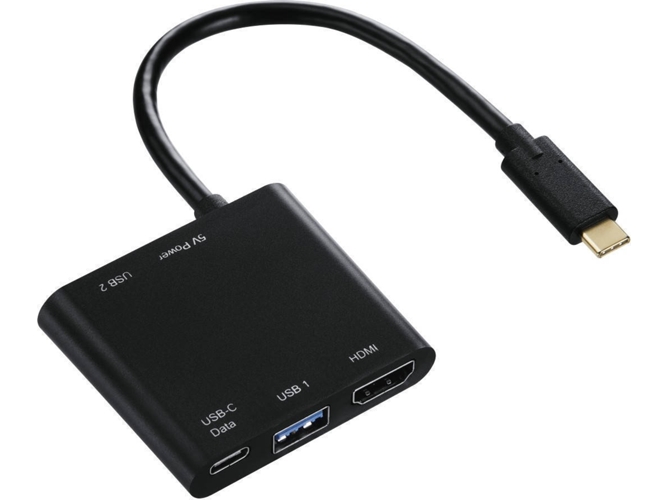 Adaptador HAMA 00135729 (HDMI - Negro)