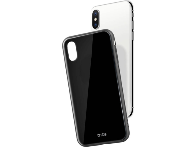 Funda iPhone X, XS SBS Vitro Negro