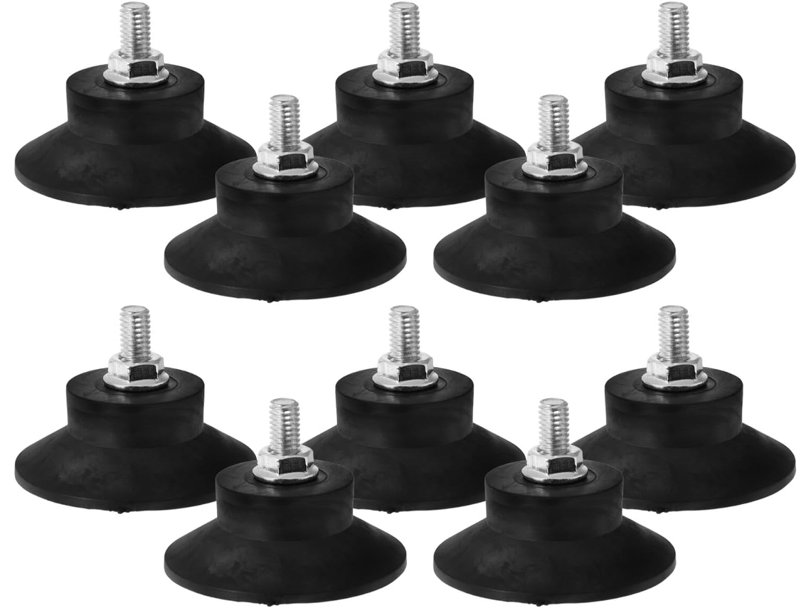 Paquete De 10 Almohadillas Antivibración Goma 5 Cm Material Resistente Estas