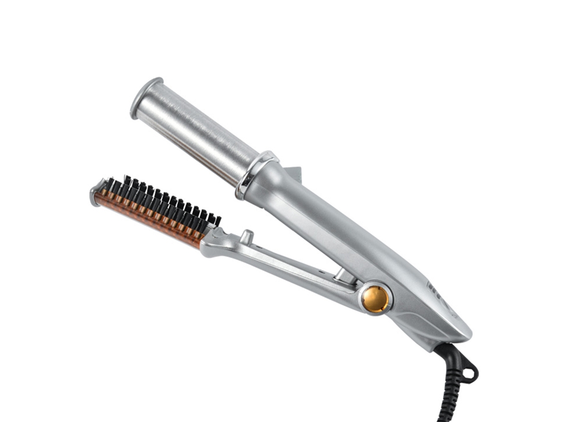 Plancha De Rizo Multifunción Con Control De Temperatura Y Placa Antiquemaduras Para El Cabello