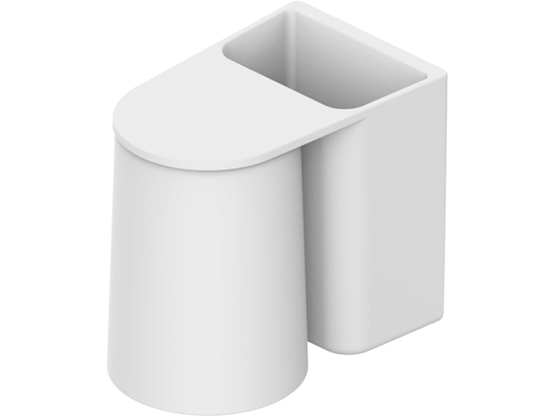 Suporte Magnético Para Escova De Dentes Yarnow, Com Design Autolimpante, Organizador De Parede Branco, Feito De Abs E