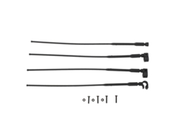 4 piezas de antenas decorativas simuladas para coches RC Crawler Axial SCX10 90046 UTB10 Capra Simulation Accessories