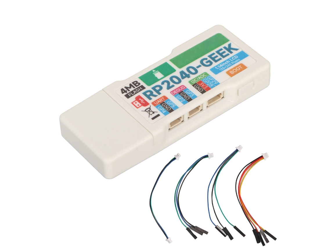 Placa De Desenvolvimento Com Display Lcd Colorido 1.14 Polegadas Swd Uart I2c Para Atualização E Modificação