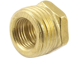 Adaptador De Tubería Hexagonal Reductor De Latón De 4/5" Macho A 15/32" Hembra