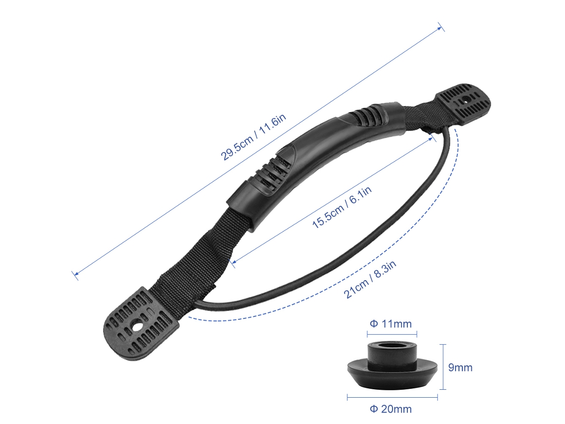 Asas De Transporte Para Kayaks Y Canoas Con Tornillos, Montaje Lateral, Repuesto Duradero.