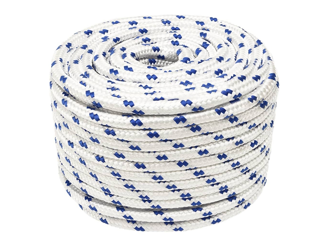Cuerda De Barco Polipropileno Blanco 14 Mm 25 M