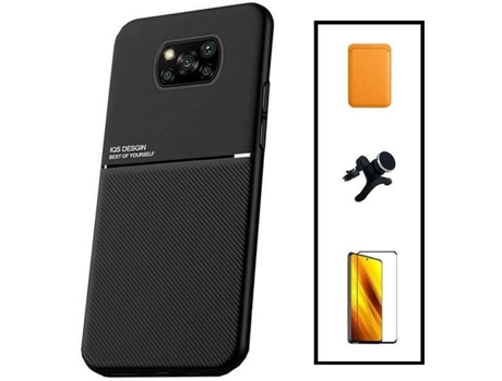 Funda y Protector Xiaomi Redmi Poco X3 Pro PHONECARE Magnetic Lux Negro