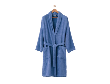 Albornoz PADUANA Azul 450 g/m² 100 % algodón (XL - Azul)