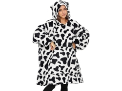 2026-chaqueta De Manta Oversize Para Mujer Con Capucha De Perezoso Suave De Flanela Y Poliéster